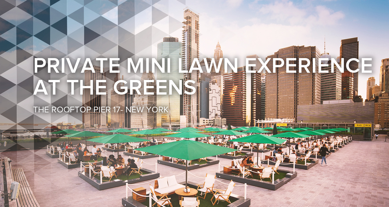 Private Mini Lawn Experience at The Greens on The Rooftop Pier 17